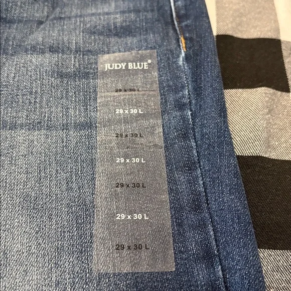 NEW! Judy Blue High Waist Slim Bootcut Jeans Distressed Slit 9/29 x 30 JB88290 - Picture 5 of 14